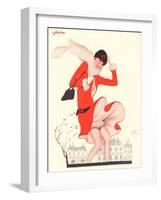 Le Sourire, Seasons, Autumn Womens Magazine, France, 1920-null-Framed Giclee Print