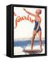 Le Sourire, Water Ski Magazine, France, 1932-null-Framed Stretched Canvas