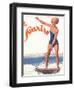 Le Sourire, Water Ski Magazine, France, 1932-null-Framed Giclee Print