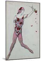 Le Spectre De La Rose, Design for Njinksky's Costume, 1911-Leon Bakst-Mounted Giclee Print