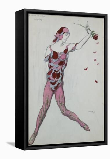 Le Spectre De La Rose, Design for Njinksky's Costume, 1911-Leon Bakst-Framed Stretched Canvas