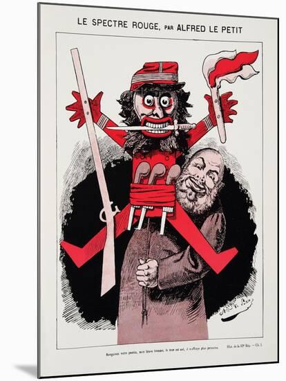 Le Spectre Rouge, from Histoire De La Troisieme Republique, Vol. I, L'histoire Politique, Pub.1933-Alfred Le Petit-Mounted Giclee Print
