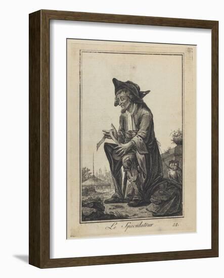 Le Speculateur (The Speculato), 1784-Joseph Franz Von Goez-Framed Giclee Print