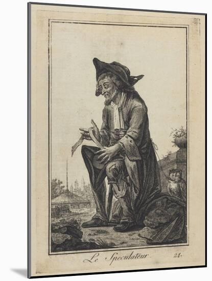 Le Speculateur (The Speculato), 1784-Joseph Franz Von Goez-Mounted Giclee Print