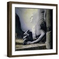 Le Sphinx et Le Chimere-Louis Welden Hawkins-Framed Giclee Print