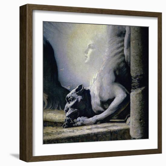 Le Sphinx et Le Chimere-Louis Welden Hawkins-Framed Giclee Print