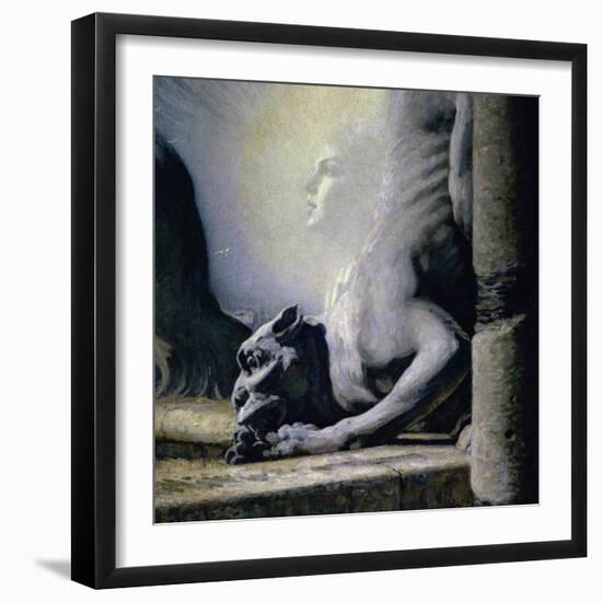 Le Sphinx et Le Chimere-Louis Welden Hawkins-Framed Giclee Print