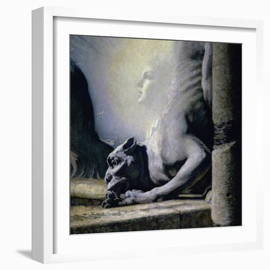 Le Sphinx et Le Chimere-Louis Welden Hawkins-Framed Giclee Print