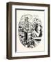 Le Stryge, the Grotesque at the Paris Notre Dame Cathedral, France-null-Framed Giclee Print