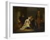 Le supplice de Jane Grey. Etude-Paul Delaroche-Framed Giclee Print