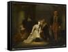 Le supplice de Jane Grey. Etude-Paul Delaroche-Framed Stretched Canvas