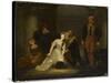 Le supplice de Jane Grey. Etude-Paul Delaroche-Stretched Canvas