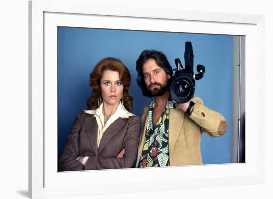 Le Syndrome Chinois THE CHINA SYNDROME by James Bridges with Michael Douglas and Jane Fonda, 1979 (-null-Framed Photo