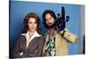 Le Syndrome Chinois THE CHINA SYNDROME by James Bridges with Michael Douglas and Jane Fonda, 1979 (-null-Stretched Canvas