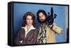 Le Syndrome Chinois THE CHINA SYNDROME by James Bridges with Michael Douglas and Jane Fonda, 1979 (-null-Framed Stretched Canvas