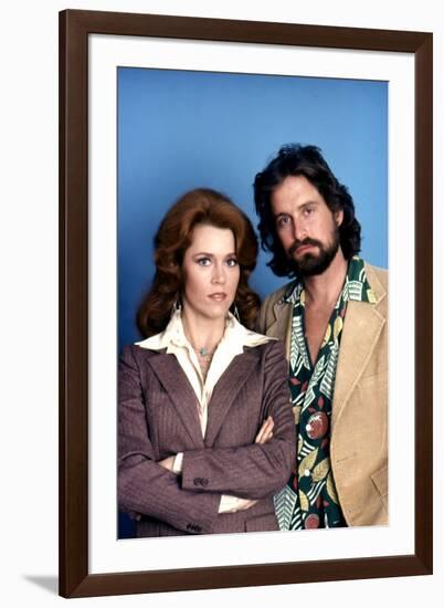 Le Syndrome Chinois THE CHINA SYNDROME by James Bridges with Michael Douglas and Jane Fonda, 1979 (-null-Framed Photo