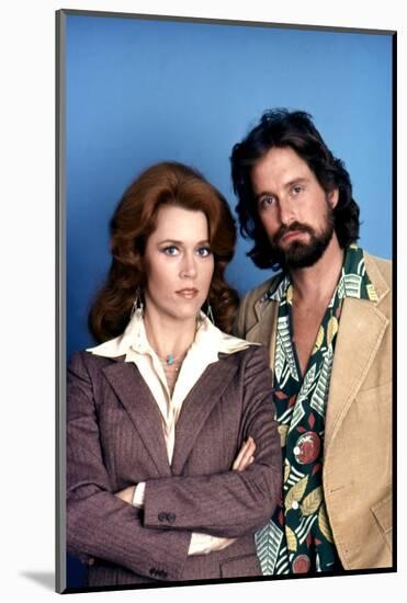 Le Syndrome Chinois THE CHINA SYNDROME by James Bridges with Michael Douglas and Jane Fonda, 1979 (-null-Mounted Photo