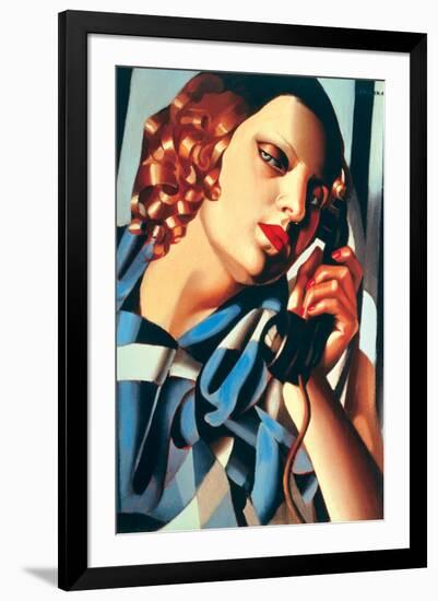 Le Telephone II-Tamara de Lempicka-Framed Premium Giclee Print