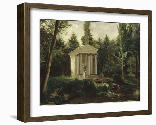 Le Temple de l'Amour dans le parc de Malmaison-Jean Louis Victor Viger du Vigneau-Framed Giclee Print