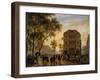 Le théâtre de l'Ambigu Comique et le boulevard Saint-Martin-Giuseppe Canella-Framed Giclee Print