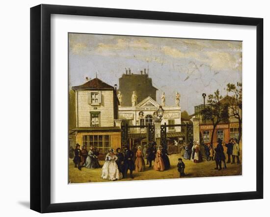 Le Théâtre du Luxembourg, dit Bobino, rue de Fleurus, vers 1845-null-Framed Giclee Print