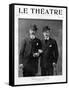 Le Theatre, Magazine Cover, France, 1905-null-Framed Stretched Canvas