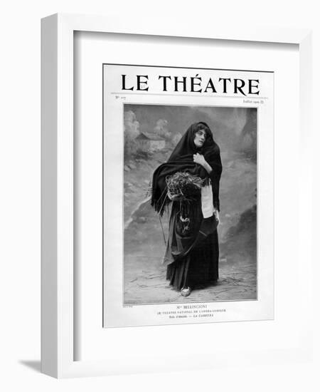 Le Theatre, Magazine Cover, France, 1905-null-Framed Giclee Print