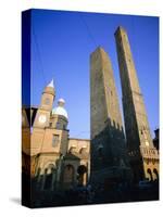 Le Torri Dell'Asinello (Asinelli Tower), Bologna, Emilia Romagna, Italy, Europe-Oliviero Olivieri-Stretched Canvas