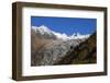 Le Tour glacier, autumn, Chamonix, Haute Savoie, Rhone Alpes, French Alps, France, Europe-Christian Kober-Framed Photographic Print