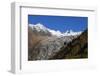 Le Tour glacier, autumn, Chamonix, Haute Savoie, Rhone Alpes, French Alps, France, Europe-Christian Kober-Framed Photographic Print