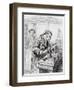 Le Tour, Plate 14 from Les Toquades, 1858-Paul Gavarni-Framed Giclee Print