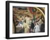 Le Train Bleu Restaurant, Gare De Lyon, Paris, 1905, Detail-Albert Rieger-Framed Giclee Print