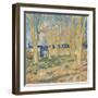 Le Train Bleu-Vincent van Gogh-Framed Premium Giclee Print