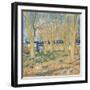 Le Train Bleu-Vincent van Gogh-Framed Premium Giclee Print