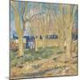 Le Train Bleu-Vincent van Gogh-Mounted Premium Giclee Print