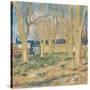 Le Train Bleu-Vincent van Gogh-Stretched Canvas