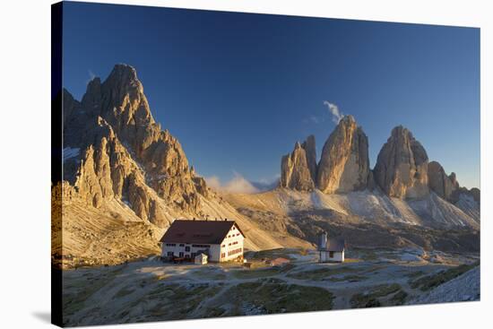 Le Tre Cime Di Laveredo, Dolomites, Trentino, South Tyrol, Italy-Katja Kreder-Stretched Canvas