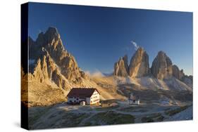 Le Tre Cime Di Laveredo, Dolomites, Trentino, South Tyrol, Italy-Katja Kreder-Stretched Canvas