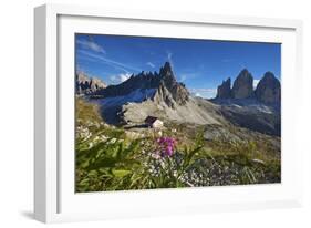 Le Tre Cime Di Laveredo, Dolomites, Trentino, South Tyrol, Italy-Katja Kreder-Framed Photographic Print