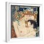 Le tre età della donna-Gustav Klimt-Framed Art Print