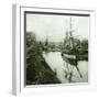 Le Treport (Seine-Maritime, France), in the Canal, Circa 1890-1895-Leon, Levy et Fils-Framed Photographic Print