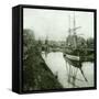 Le Treport (Seine-Maritime, France), in the Canal, Circa 1890-1895-Leon, Levy et Fils-Framed Stretched Canvas