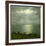 Le Treport (Seine-Maritime, France), Setting Sun, Circa 1890-1895-Leon, Levy et Fils-Framed Photographic Print