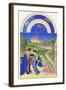 Le Tres Riches Heures Du Duc De Berry - April-Paul Herman & Jean Limbourg-Framed Art Print