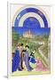 Le Tres Riches Heures Du Duc De Berry - April-Paul Herman & Jean Limbourg-Framed Art Print