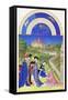 Le Tres Riches Heures Du Duc De Berry - April-Paul Herman & Jean Limbourg-Framed Stretched Canvas