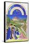 Le Tres Riches Heures Du Duc De Berry - April-Paul Herman & Jean Limbourg-Framed Stretched Canvas