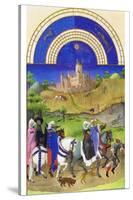 Le Tres Riches Heures Du Duc De Berry - August-Paul Herman & Jean Limbourg-Stretched Canvas