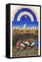 Le Tres Riches Heures Du Duc De Berry - December-Paul Herman & Jean Limbourg-Framed Stretched Canvas