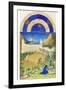 Le Tres Riches Heures Du Duc De Berry - July-Paul Herman & Jean Limbourg-Framed Art Print